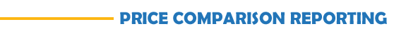 Price Comparison Reporting
